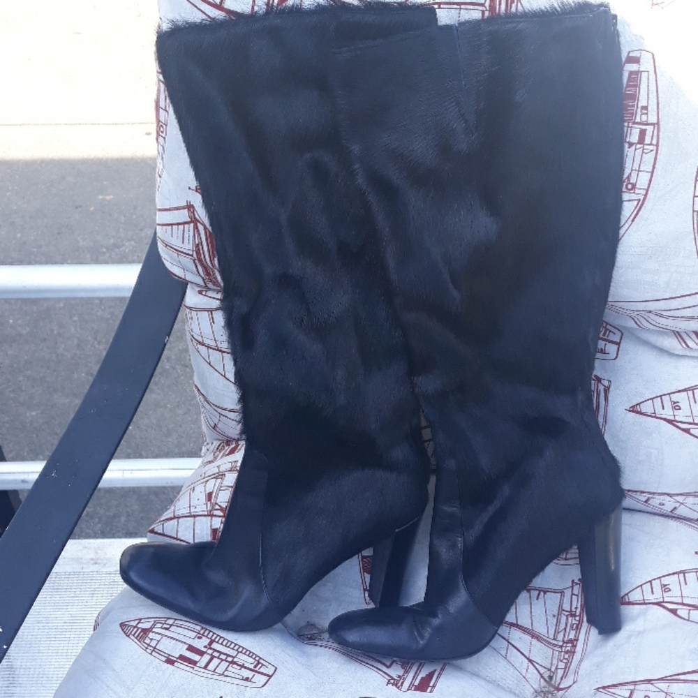 Vintage Skyscraper Kenneth Cole knee high boots
